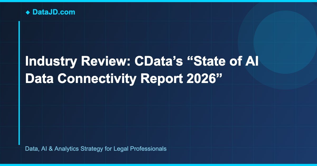 Industry Review: CData’s “State of AI Data Connectivity Report 2026”