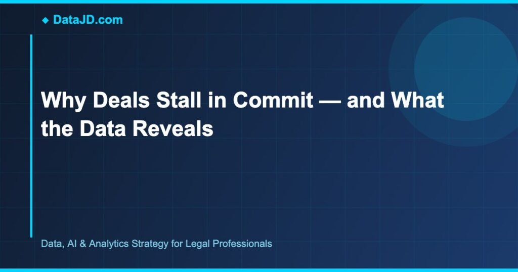 Why Deals Stall in Commit — and What the Data Reveals